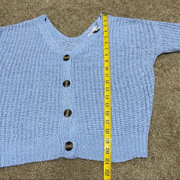 Sincerely Jules Women’s Lavender Knit Cardigan Sweater Size Large - Picture 9 of 9